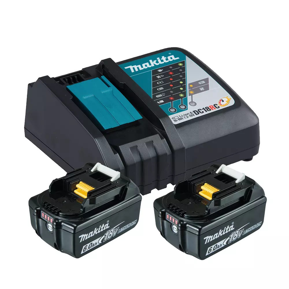 Kit fuente de alimentaci&oacute;n LXT&reg;,18VLXT&reg; &middot; 18V&middot; 6,0 Ah MAKITA 199480-6