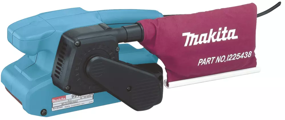 Lijadora de banda  650 W &middot; 75 - 270 m/min &middot; 76 mm MAKITA 9911