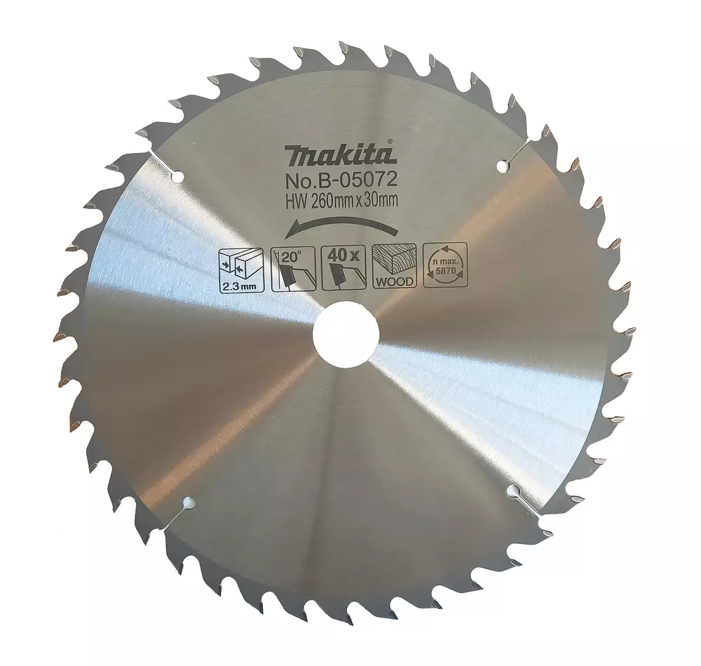 Disco T.C.T 260 mm MAKITA B-05072