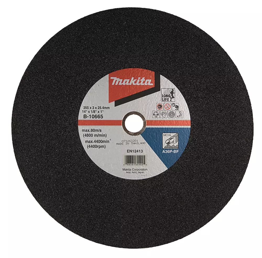 Disco de corte 355 x 3 x 25,4 mm, 5 pcs MAKITA B-10665-5
