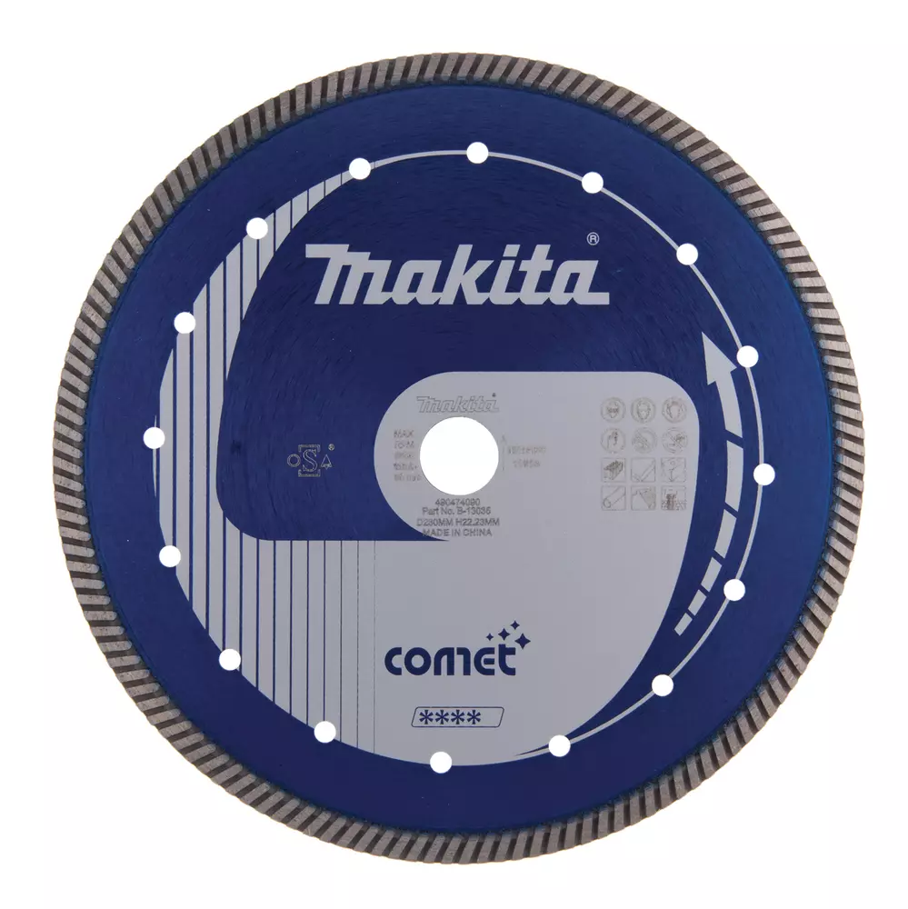 Disco de diamante Comet, 230 x 22,23 mm MAKITA B-13035