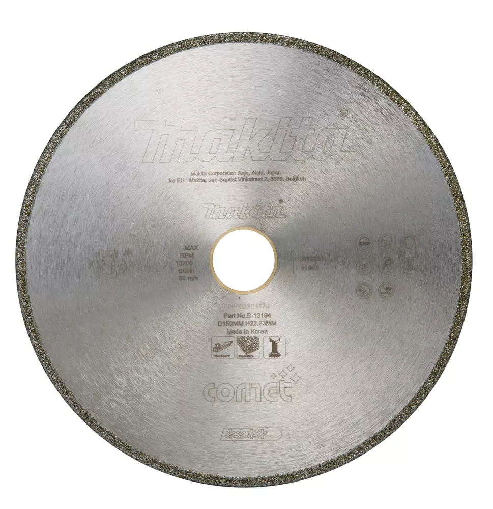 Disco de diamante Comet Banda electrodepositada 150 mm MAKITA B-13194