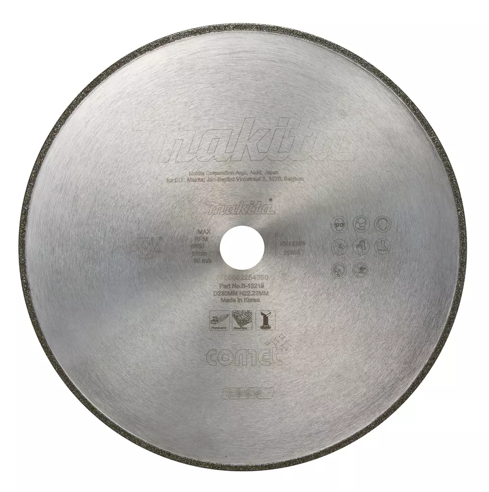 Disco de diamante Comet Banda electrodepositada , 230 x 22,23 mm MAKITA B-13219