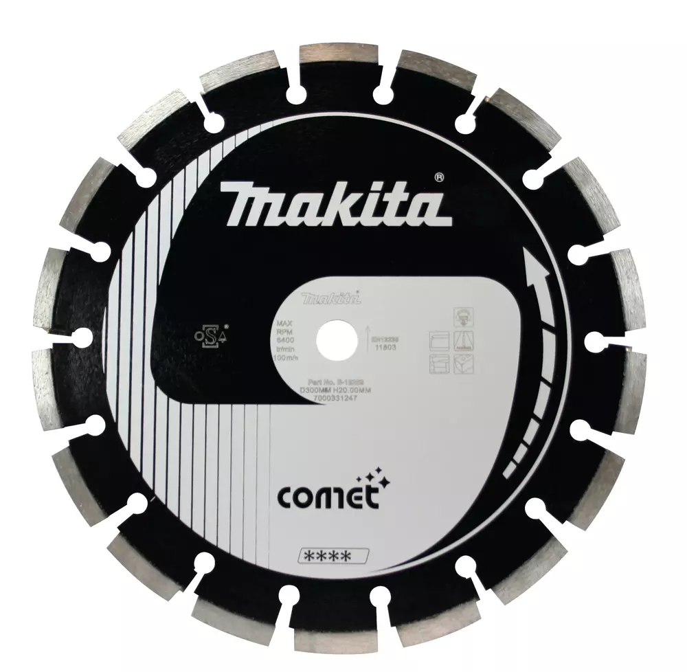 Disco de diamante Comet, 300 x 20 mm MAKITA B-13269