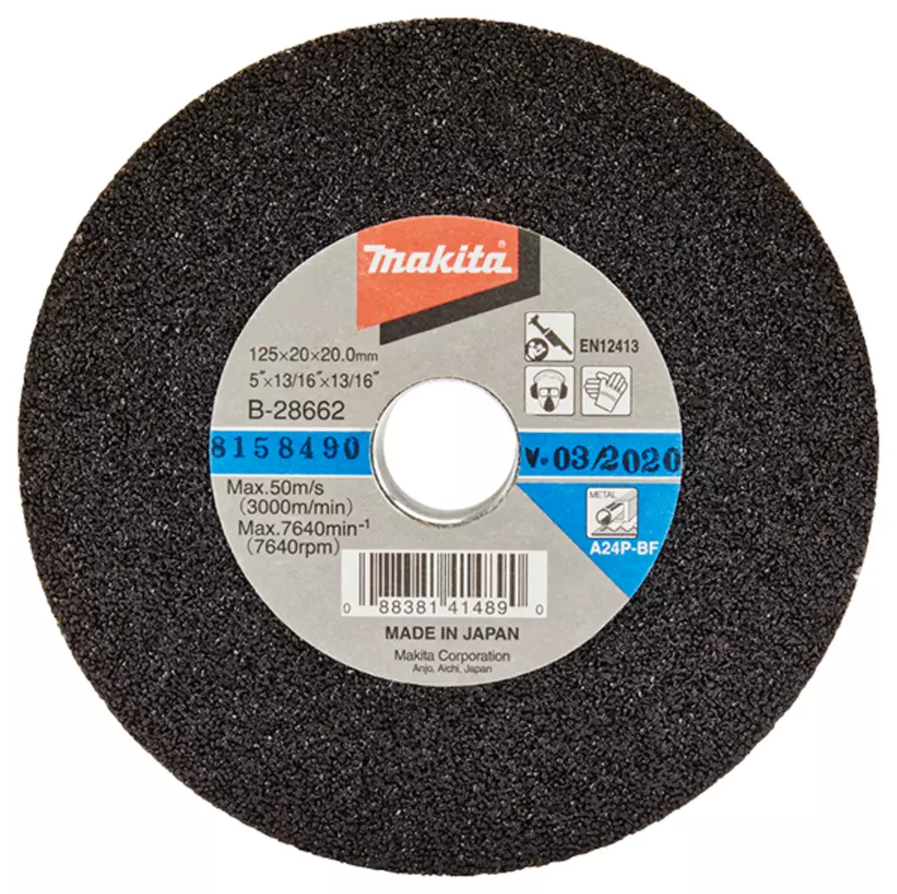 Disco esmerilador 125 x 20 mm MAKITA B-28662