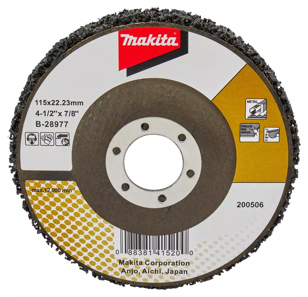 Disco de limpieza Scotch 115mm MAKITA B-28977