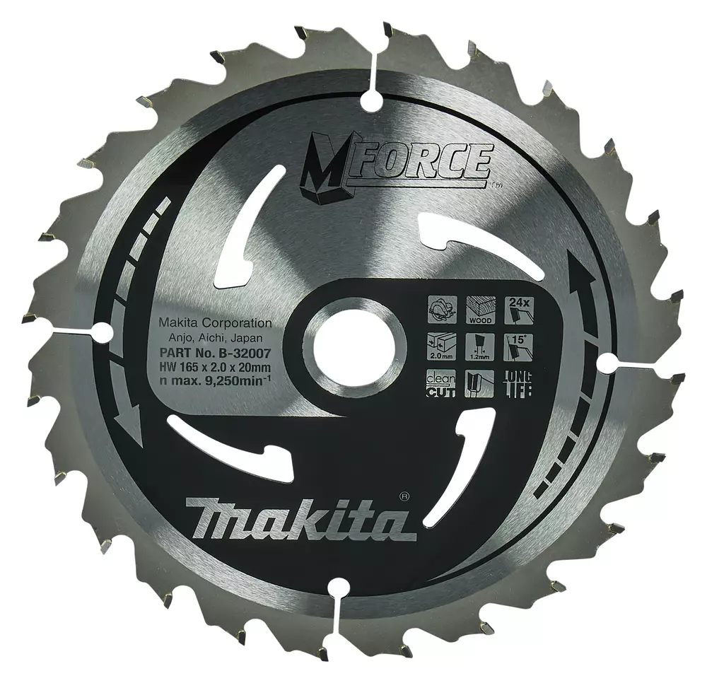 Disco sierra circular , 165 x 20 mm MAKITA B-32007