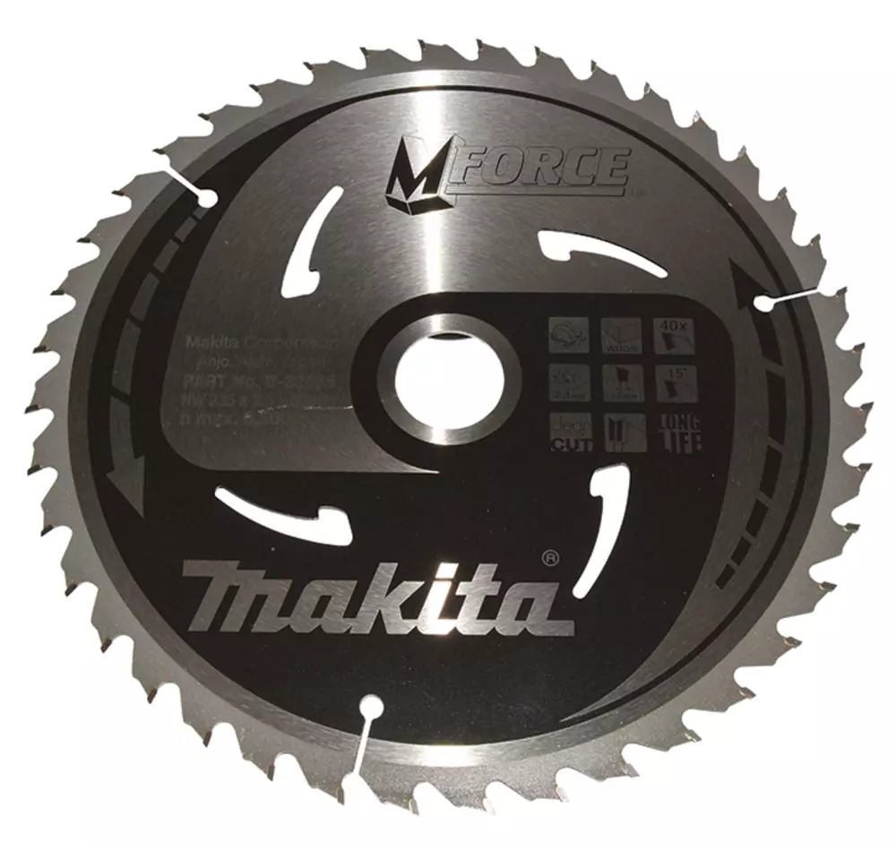 Disco sierra circular , M-parace T.C.T, 235 x 30 mm, 40 D MAKITA B-32085