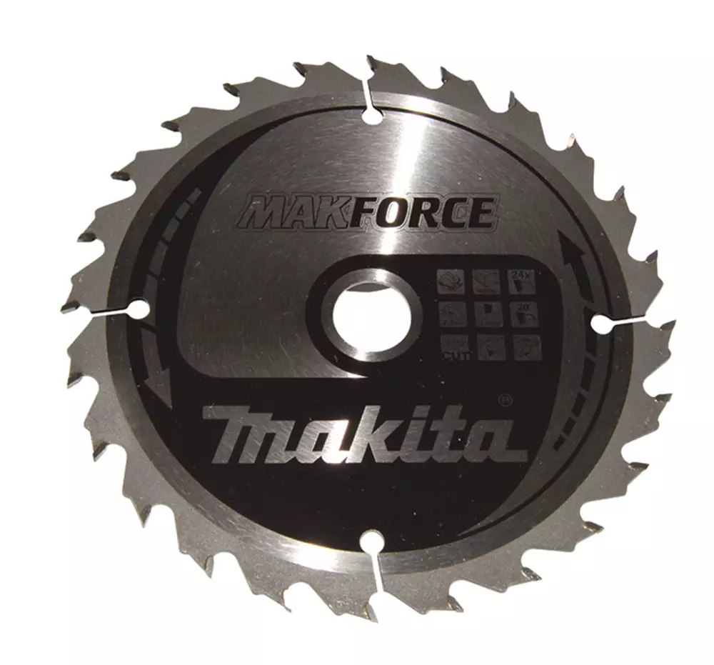 Disco sierra circular , Makparace T.C.T, 160 x 20 mm, 24 D MAKITA B-32203