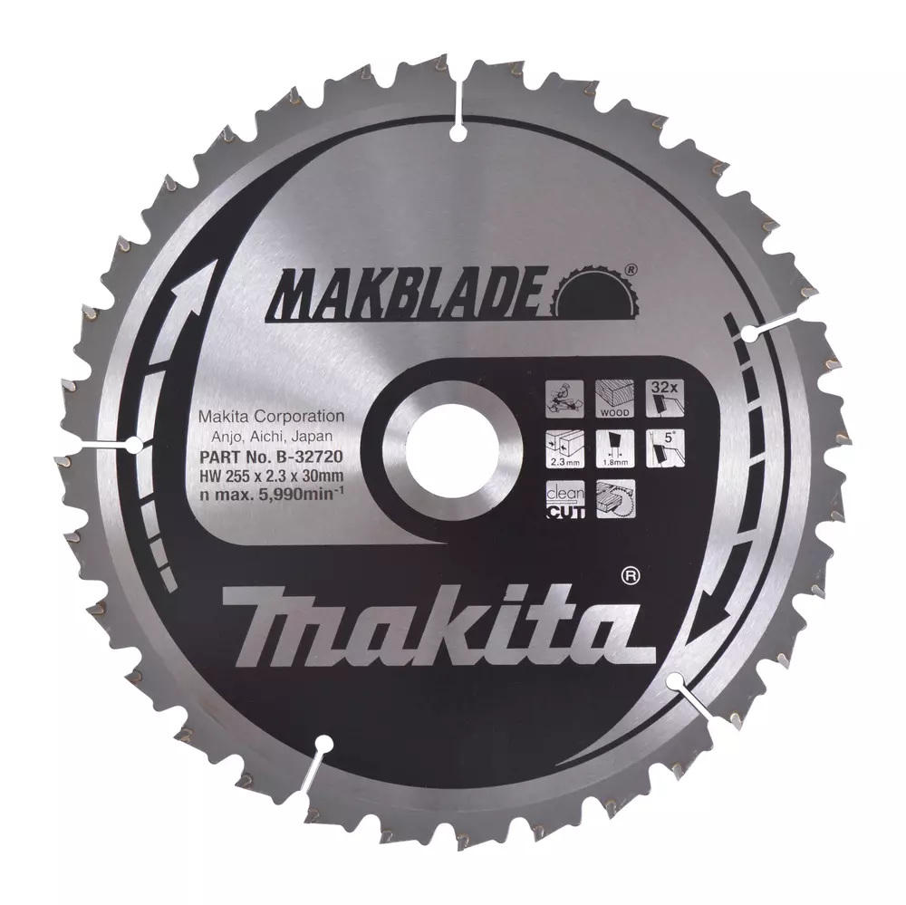 Disco sierra circular , Makblade T.C.T, 255 x 30 mm, 32 D MAKITA B-32720