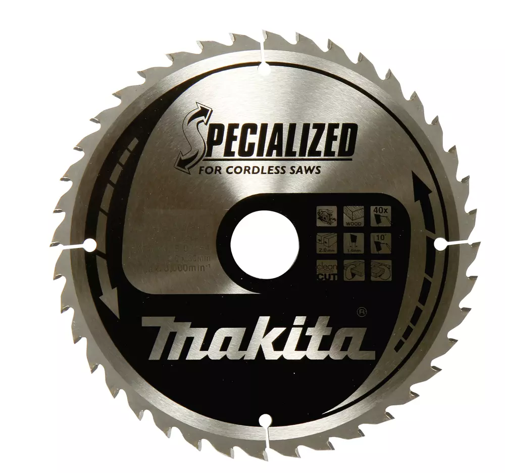Disco sierra circular , Specialized T.C.T, 190 x 30 mm, 24 D MAKITA B-32926