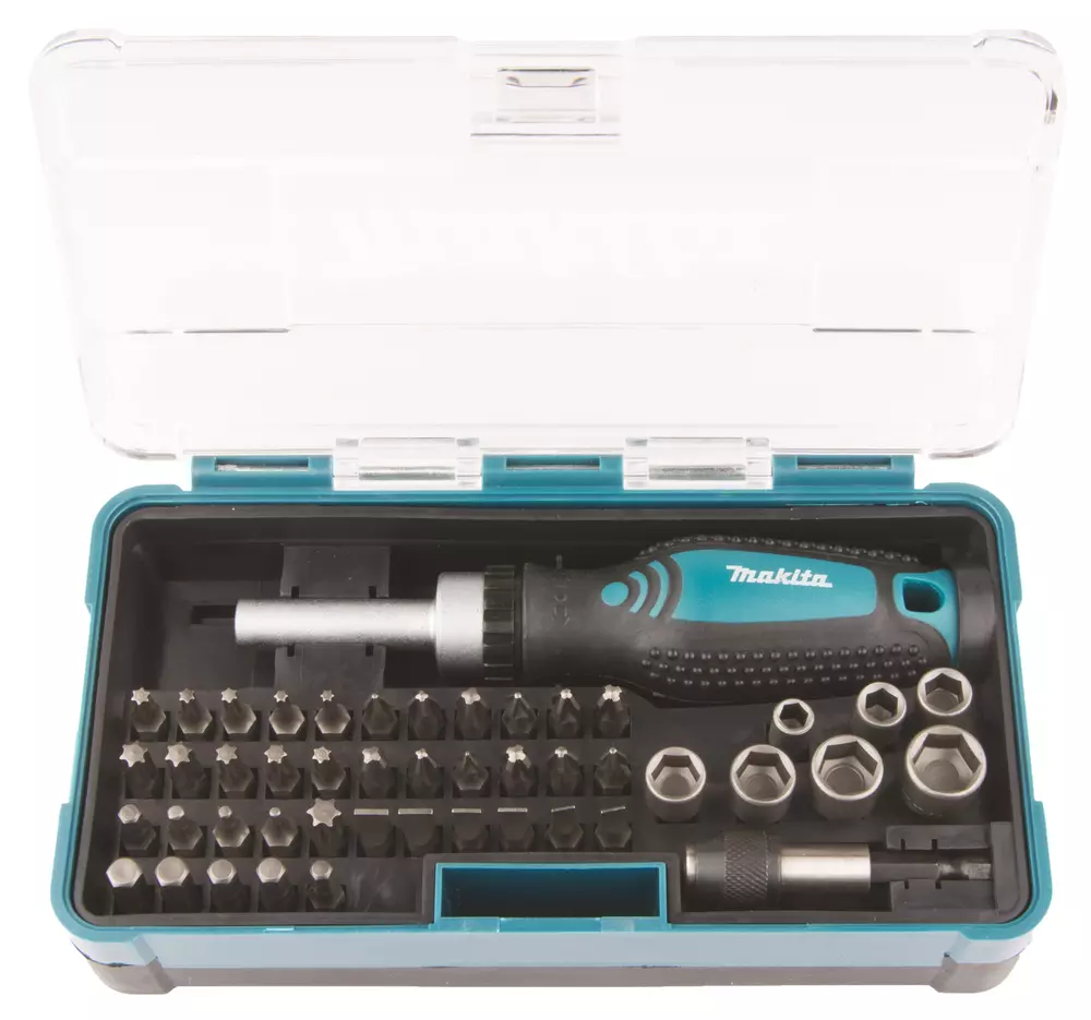 Estuche de puntas y vasos, 47 pcs MAKITA B-36170