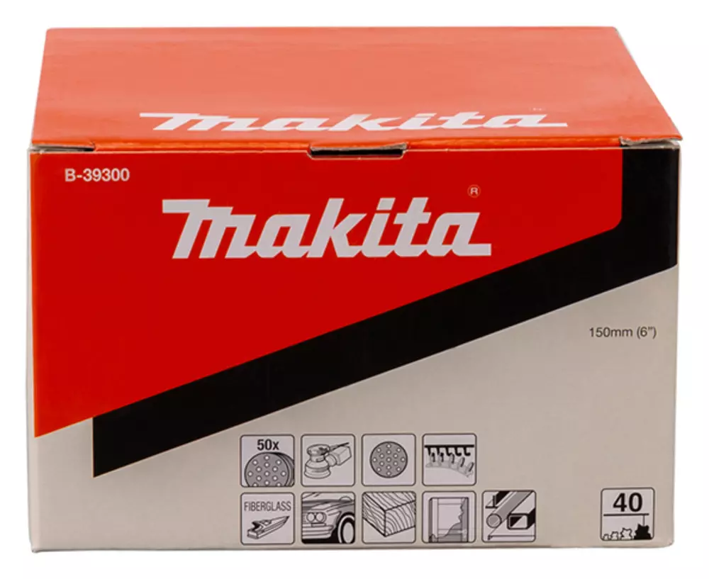 Disco de lijado 150 mm, K40 MAKITA B-39300