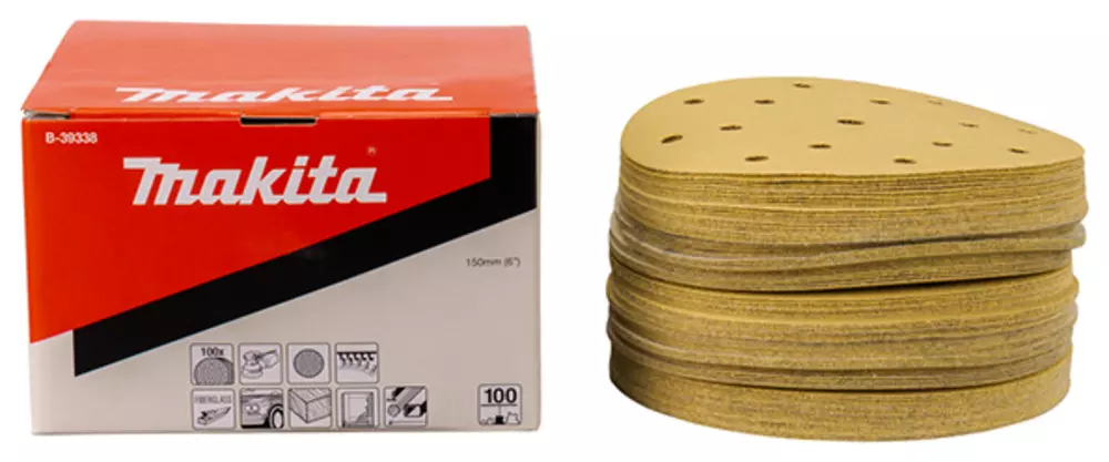 Disco de lijado 150 mm, K100 MAKITA B-39338