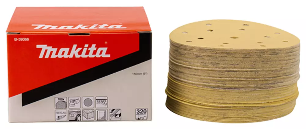 Disco de lijado 150 mm, K320 MAKITA B-39366