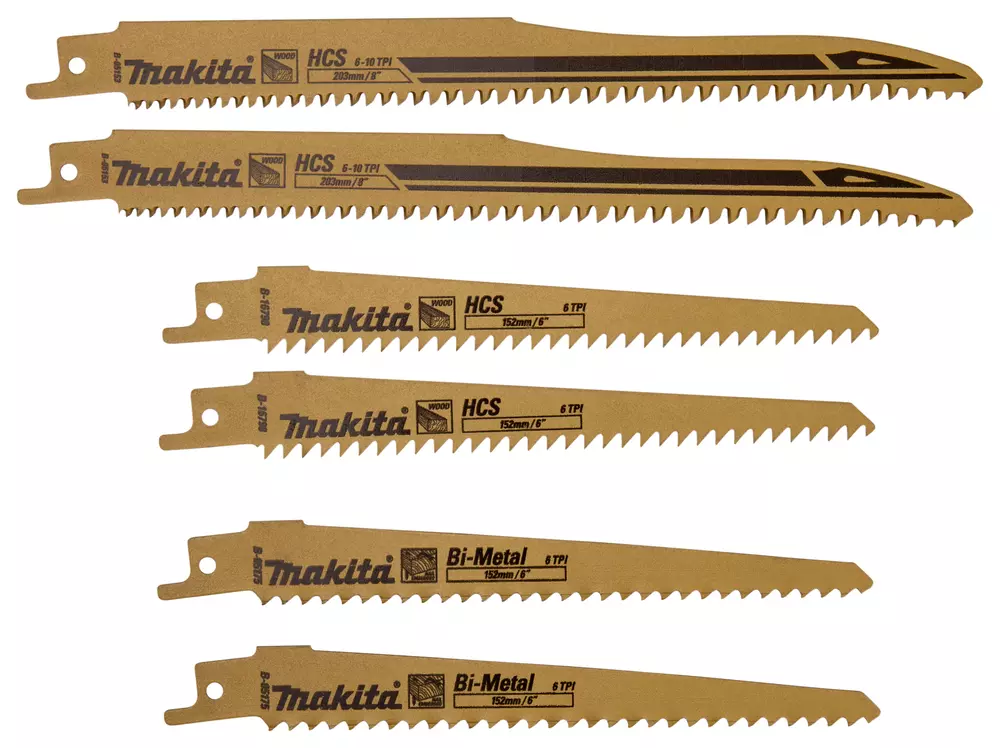 Estuche de sierras de sable  (6 pcs) MAKITA B-44432