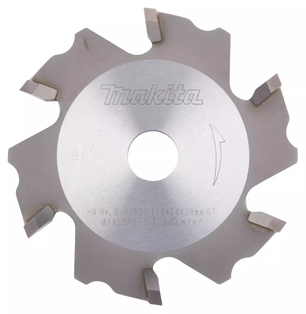 Disco fresador T.C.T, 118 x 20 mm, 6 D MAKITA B-48832