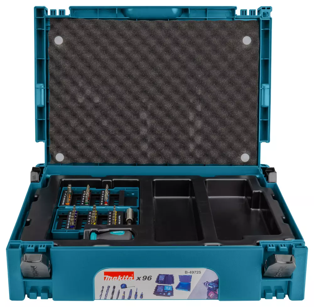 Set de accesorios Makpac 96 pcs MAKITA B-49725