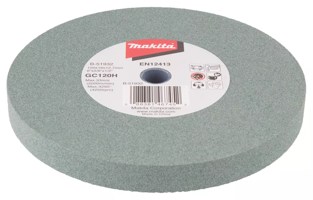Disco esmerilador 150 x 16 x 12,7 mm, GC120H MAKITA B-51932
