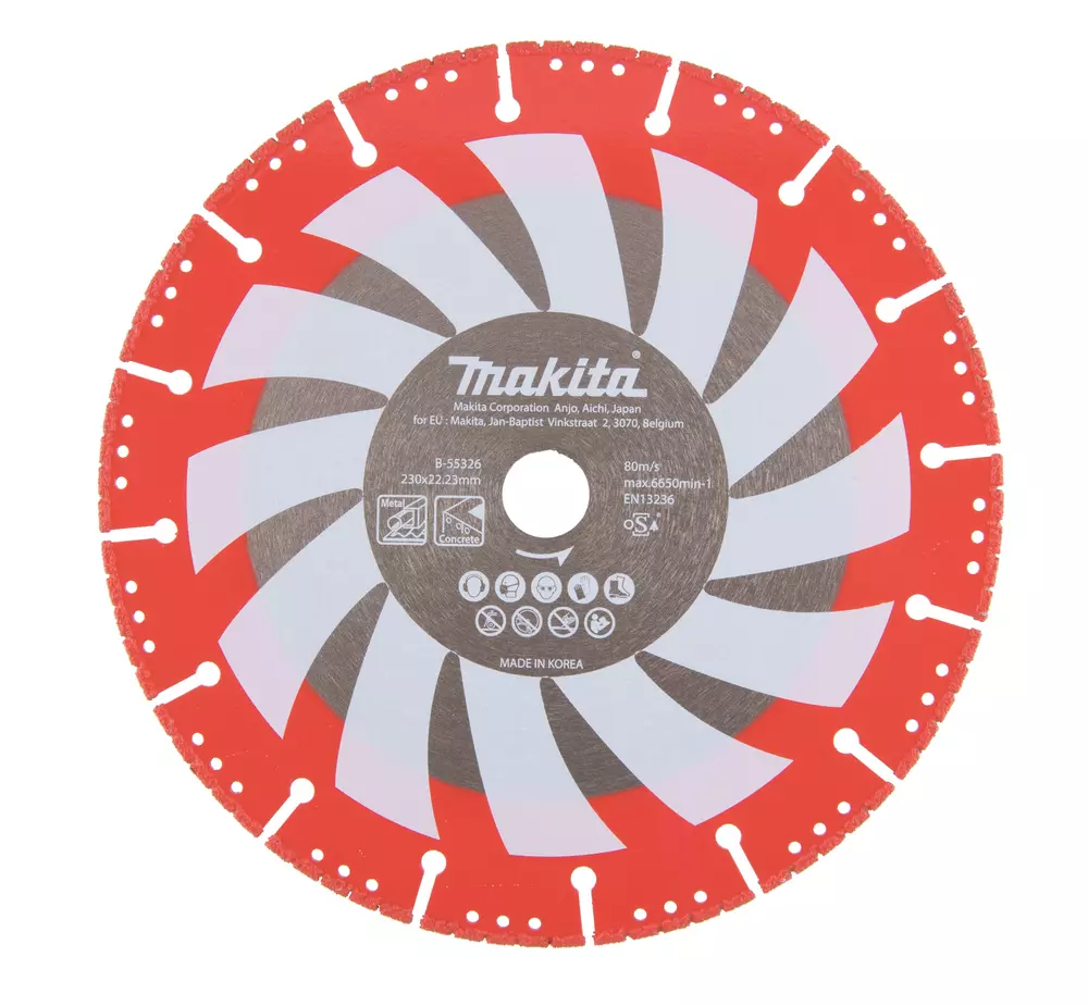 Disco de diamante especial rescate 230 x 22,23 mm MAKITA B-55326