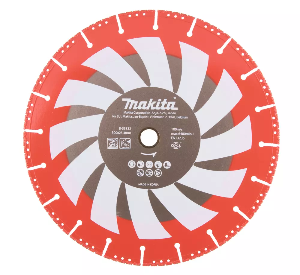 Disco de diamante especial rescate 300 x 25,4 mm MAKITA B-55332