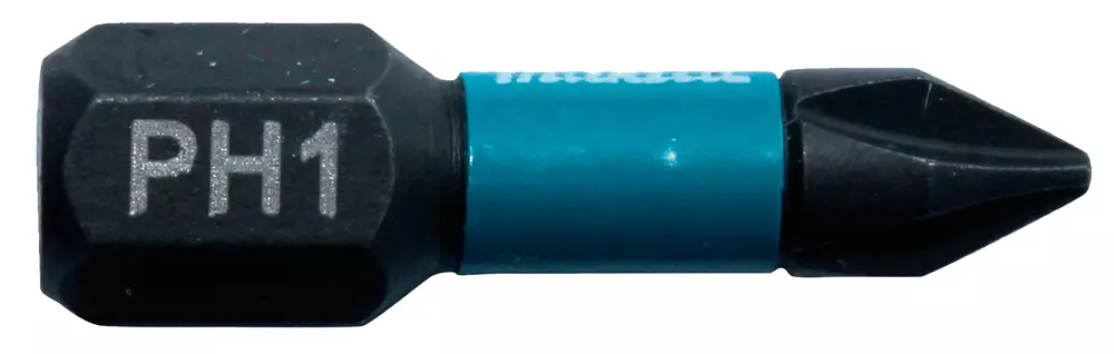 Punta Impact Black, PH1, 25 mm, 2 pcs MAKITA B-63600