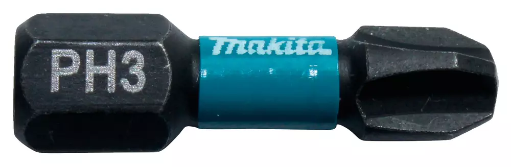 Punta Impact Black, PH3, 25 mm, 2 pcs MAKITA B-63622