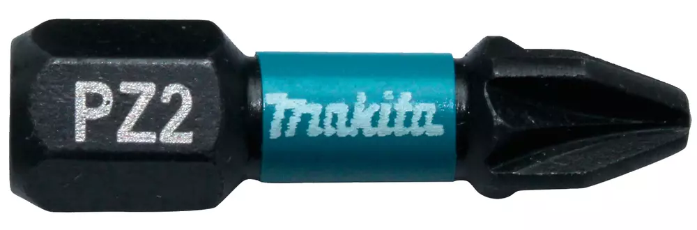Punta Impact Black, PZ2, 25 mm, 2 pcs MAKITA B-63644