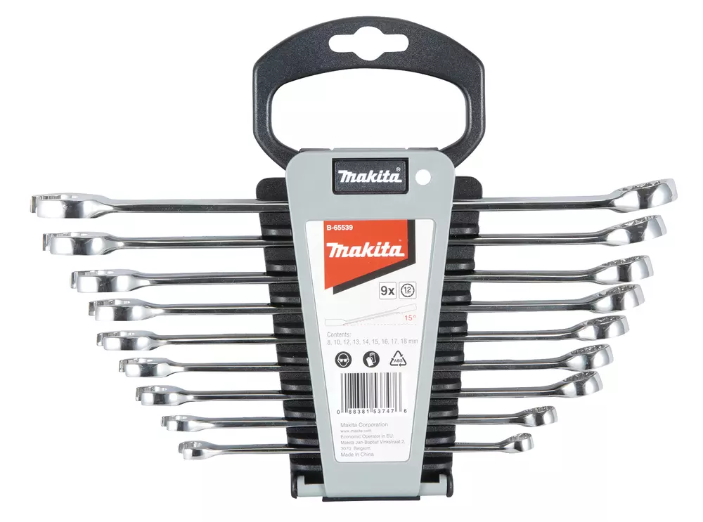 Llaves fijas dobles, 9 pcs MAKITA B-65539
