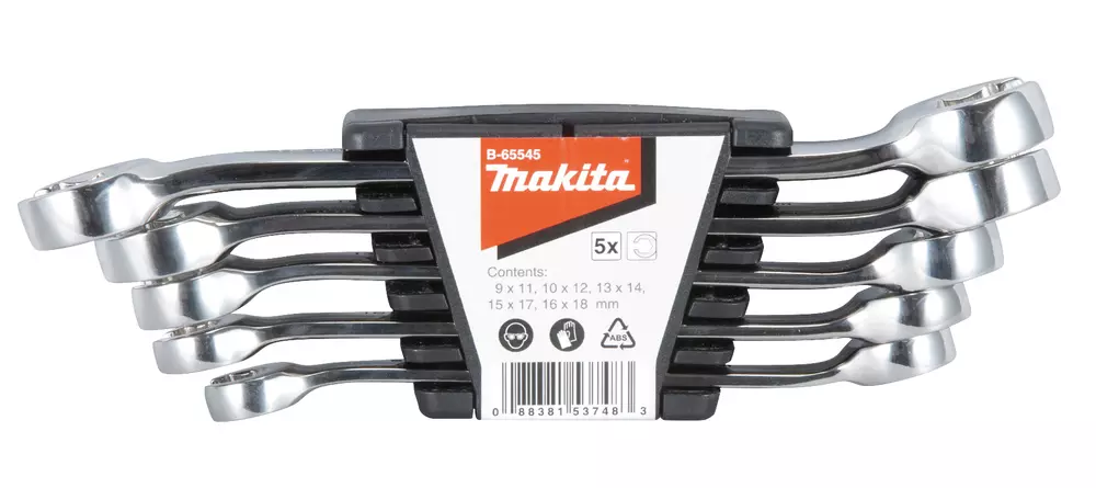 Set de llave manuales, 5PCS MAKITA B-65545