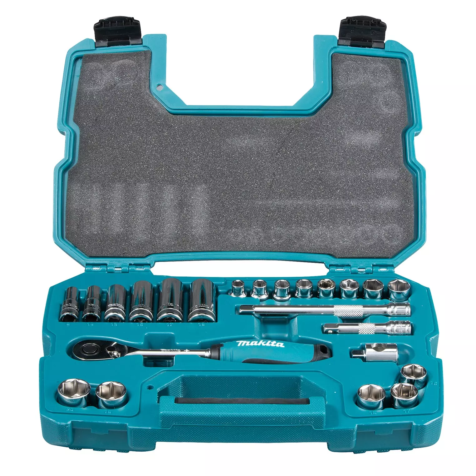 SET LLAVE CARRACA CON VASOS (23P) 3/8"