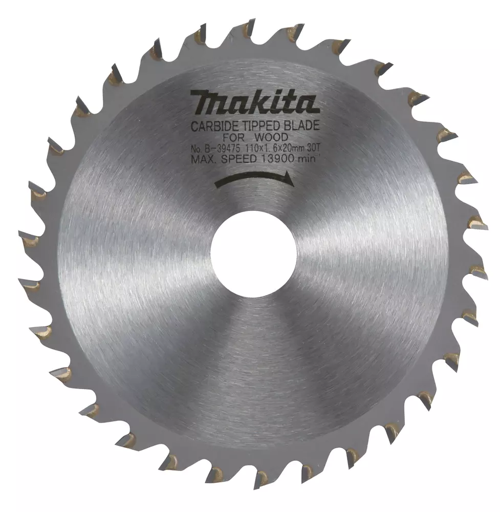 Disco sierra circular , Standard T.C.T, 165 x 20 mm, 16 D MAKITA D-09628