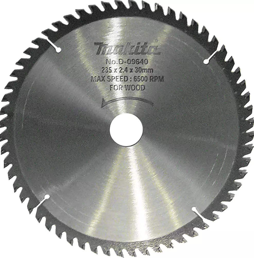 Disco sierra circular , Standard T.C.T, 235 x 30 mm, 60 D MAKITA D-09640