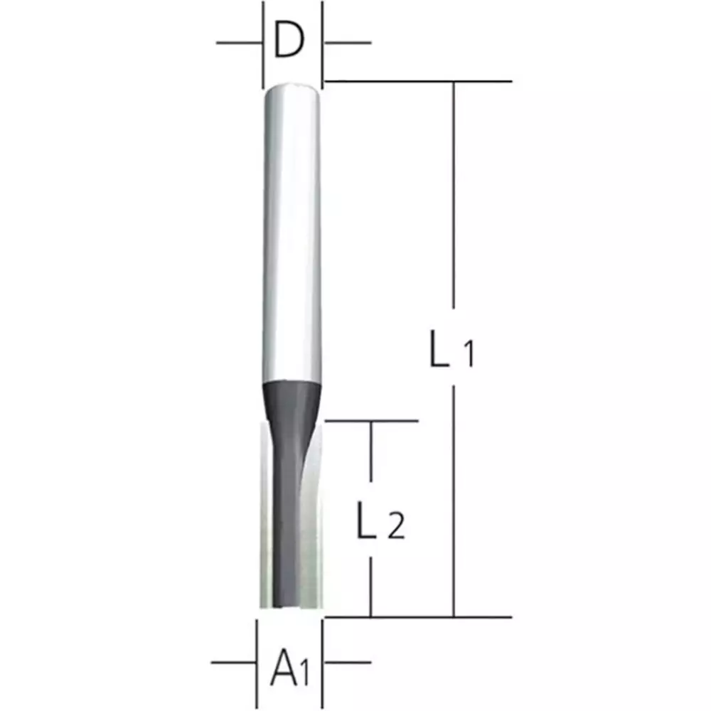 Fresa recta 16 x 20 x 8 mm MAKITA D-10322