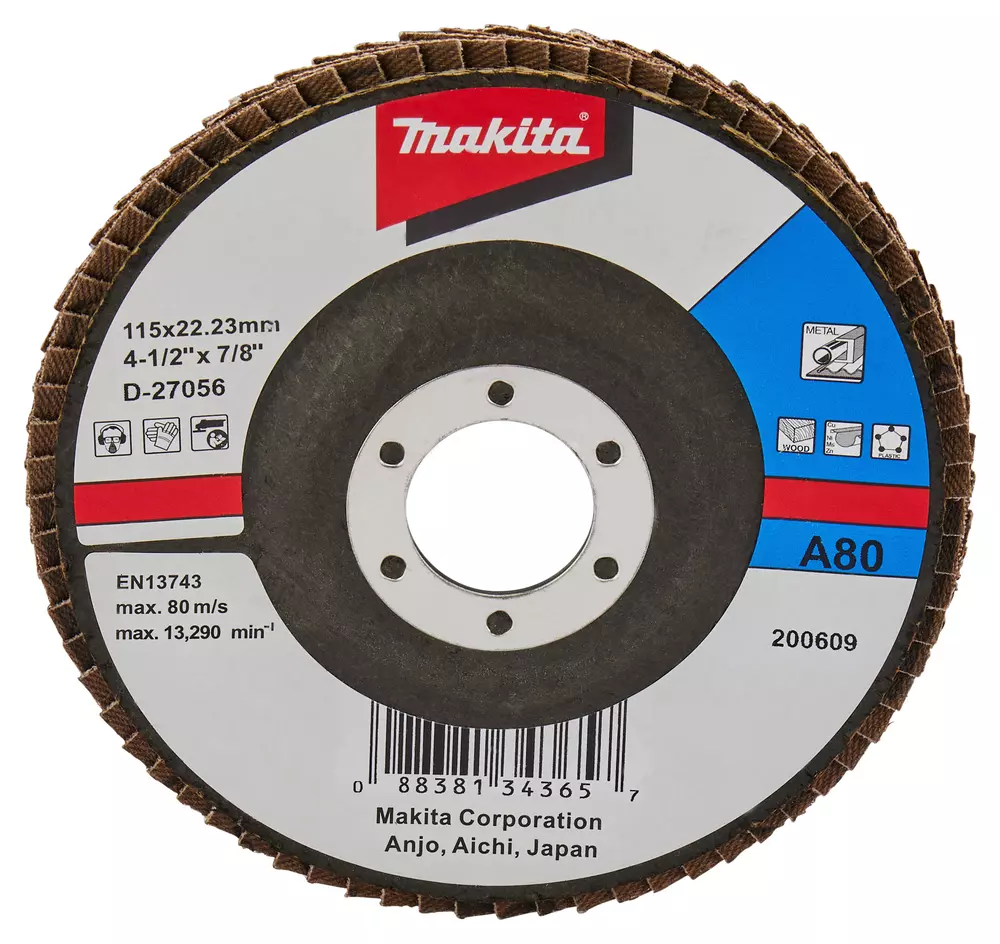 Disco de l&aacute;minas 115mm MAKITA D-27056