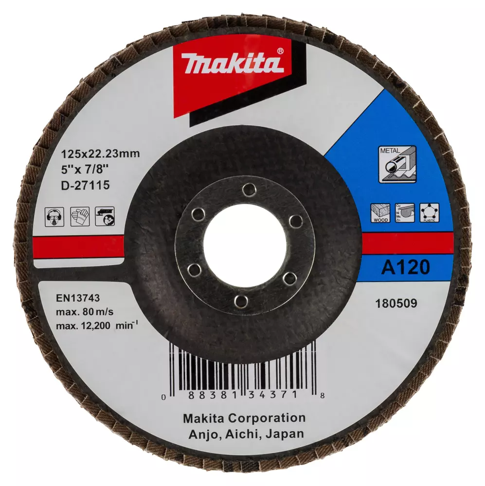 Disco de l&aacute;minas 125mm MAKITA D-27115