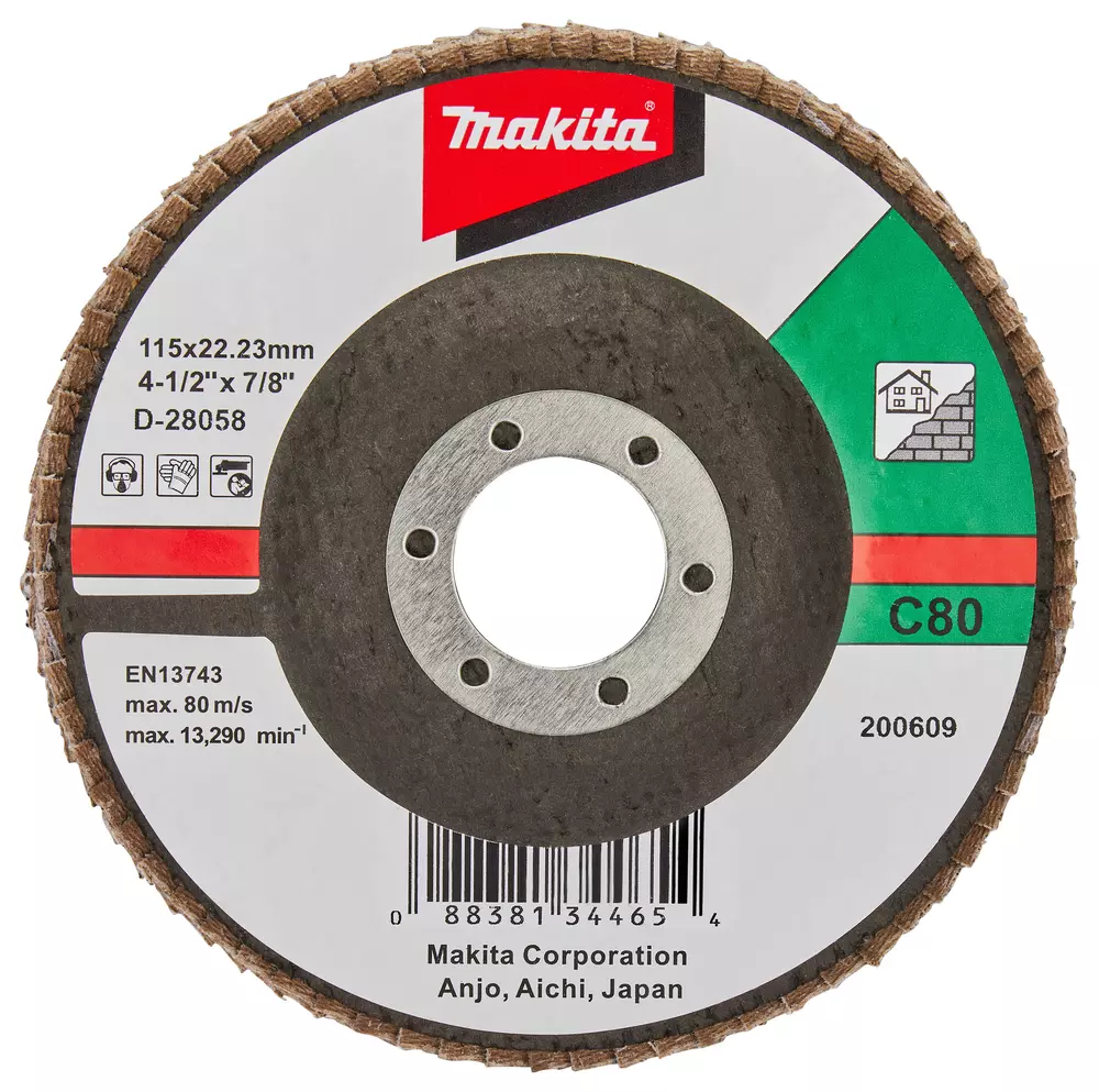 Disco de l&aacute;minas 115mm MAKITA D-28058
