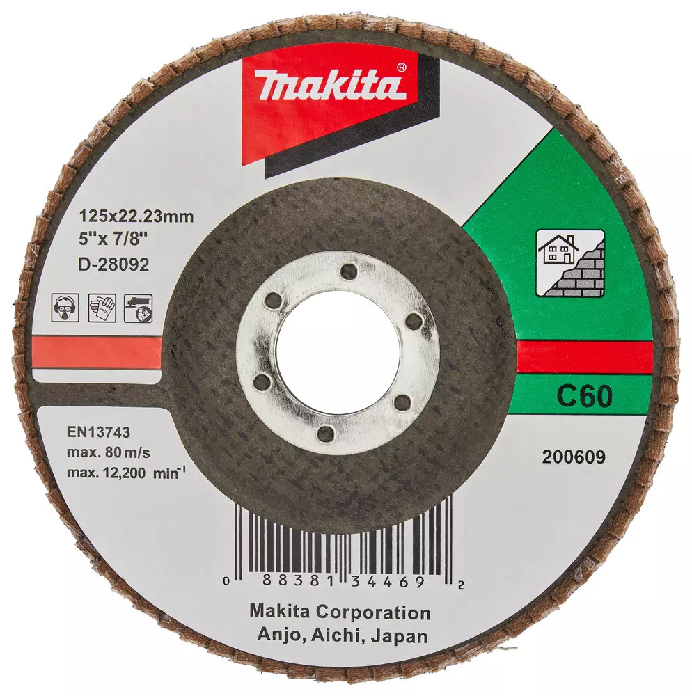Disco de l&aacute;minas 125mm MAKITA D-28092