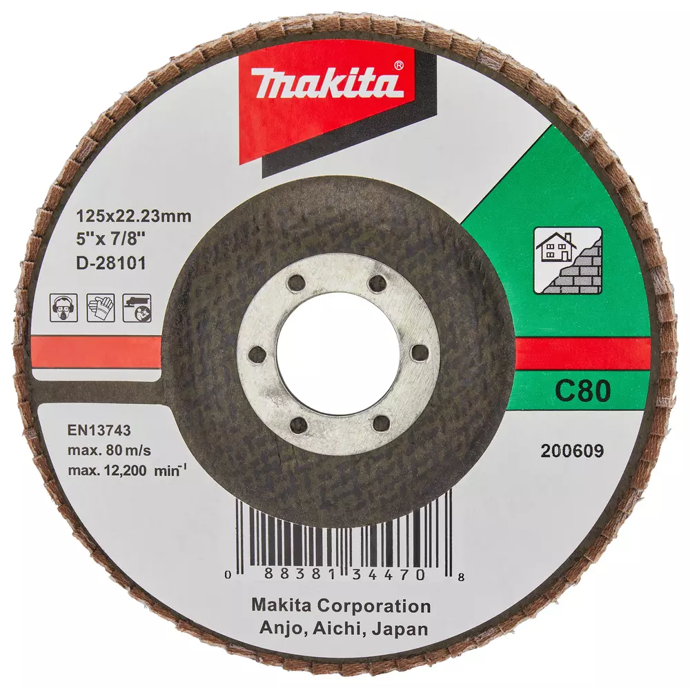 Disco de l&aacute;minas 125mm MAKITA D-28101