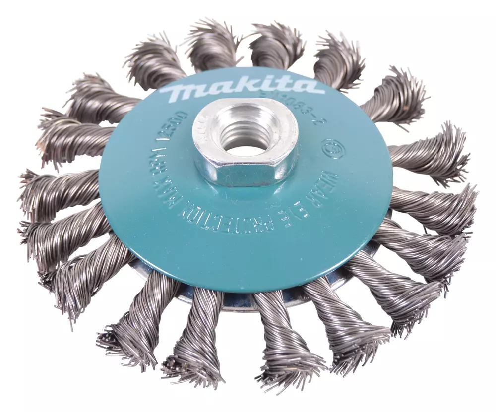 Cepillo oblicuo de acero trenzado 115 mm, M14 MAKITA D-39883