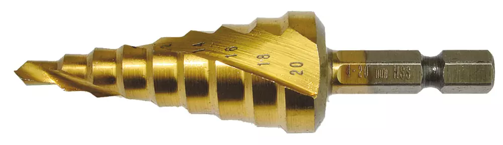 Broca escalonada TiN 4 - 20 mm MAKITA D-40185
