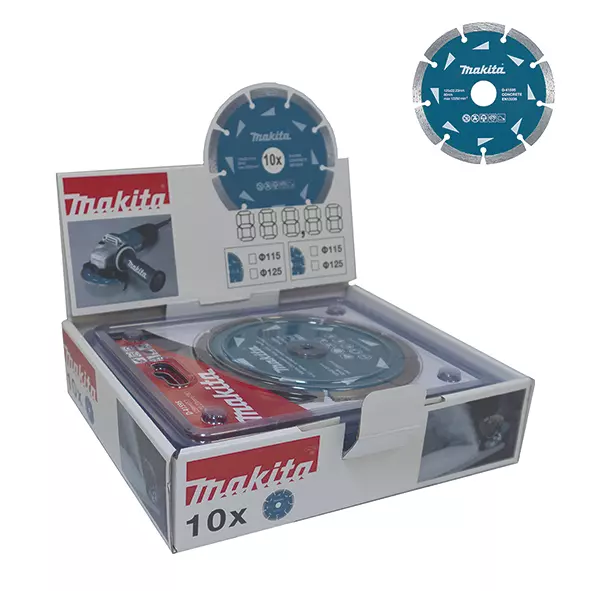 Set de discos de diamante segmentados 125 X 22.23