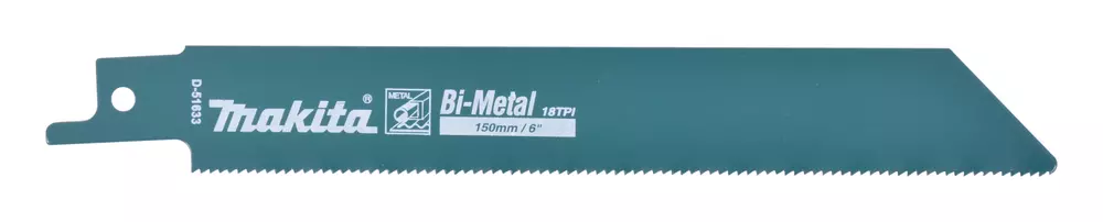 Hoja de sierra de sable, 150 x 0,9 mm MAKITA D-51633-25