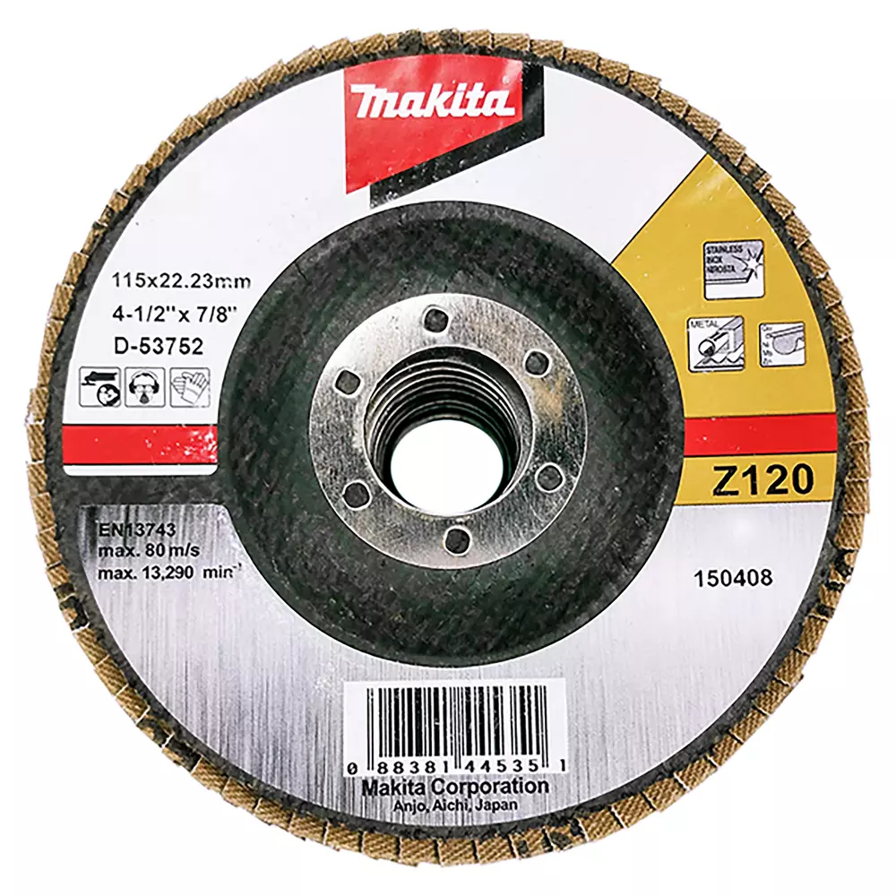Disco de l&aacute;minas 115 mm, Z120 MAKITA D-53752