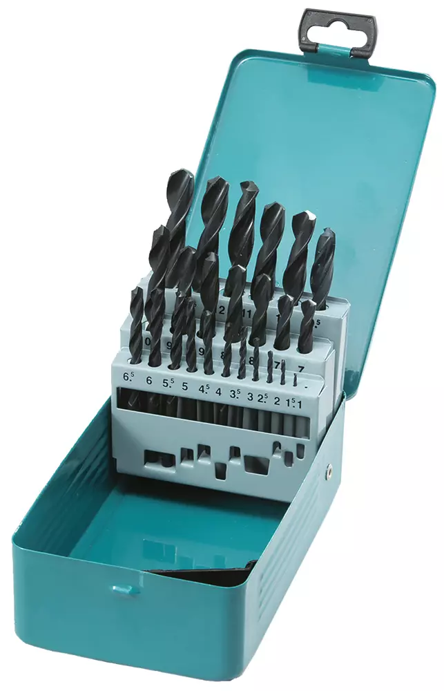 Estuche de brocas para metal 1 - 13 mm, HSS-R, 25 pcs MAKITA D-54097