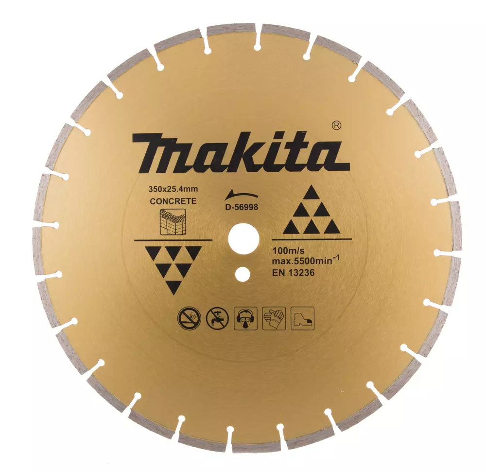 Disco de diamante 350 x 25,4 x 7,5 mm MAKITA D-56998