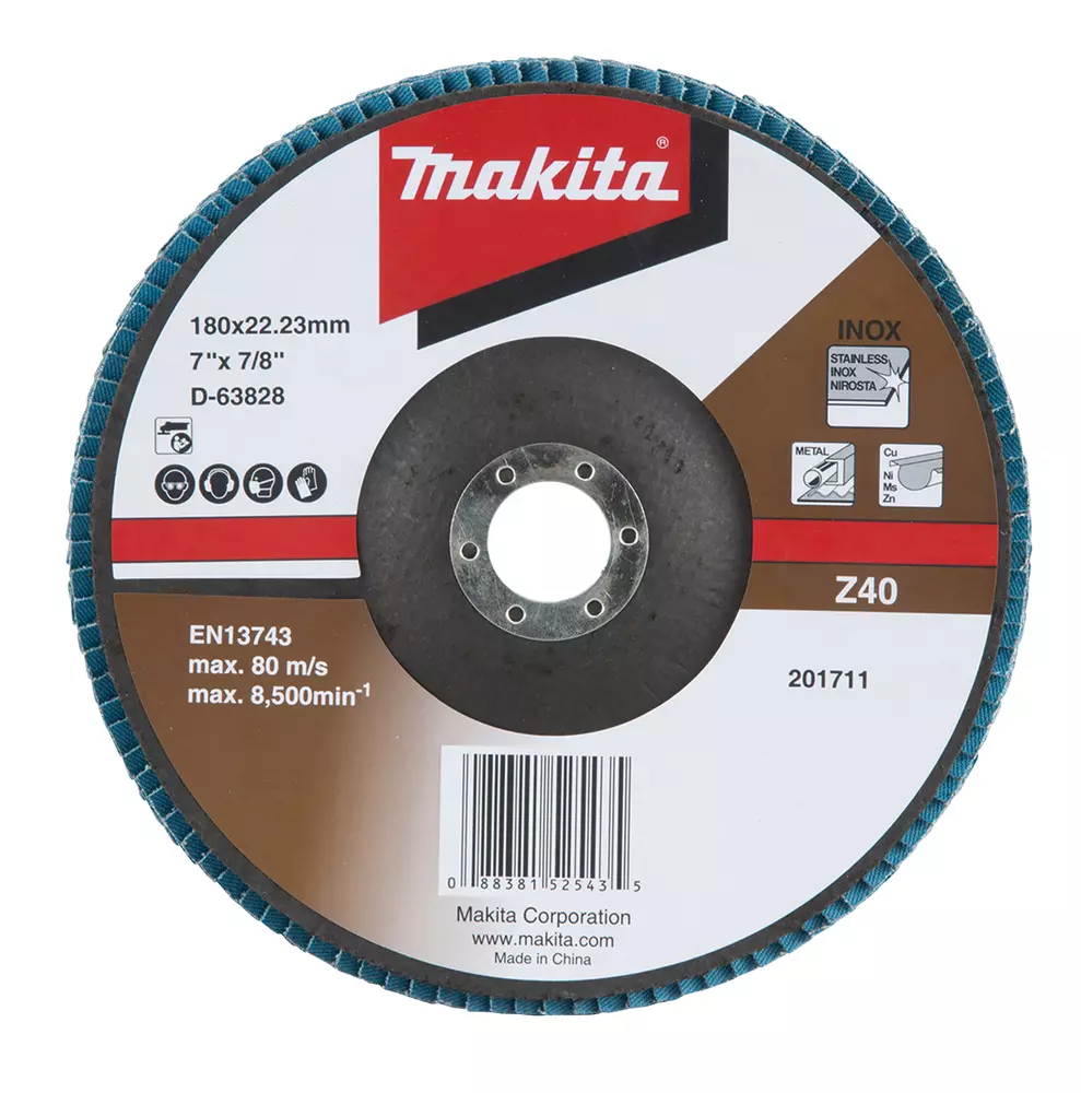 Disco de l&aacute;minas 180 x 22,23 mm, Z40 MAKITA D-63828