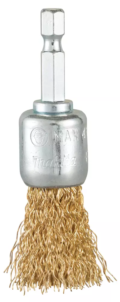 Cepillo de acabado latonado para taladro, 19 mm, 0,3 mm, 1/4" MAKITA D-73710
