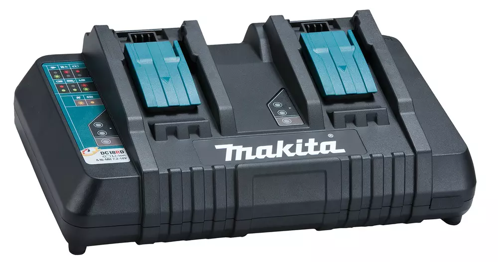 Cargador doble r&aacute;pido LXT&reg;  Li-ion &middot; 14,4 - 18V&middot; DC18RD MAKITA 196933-6