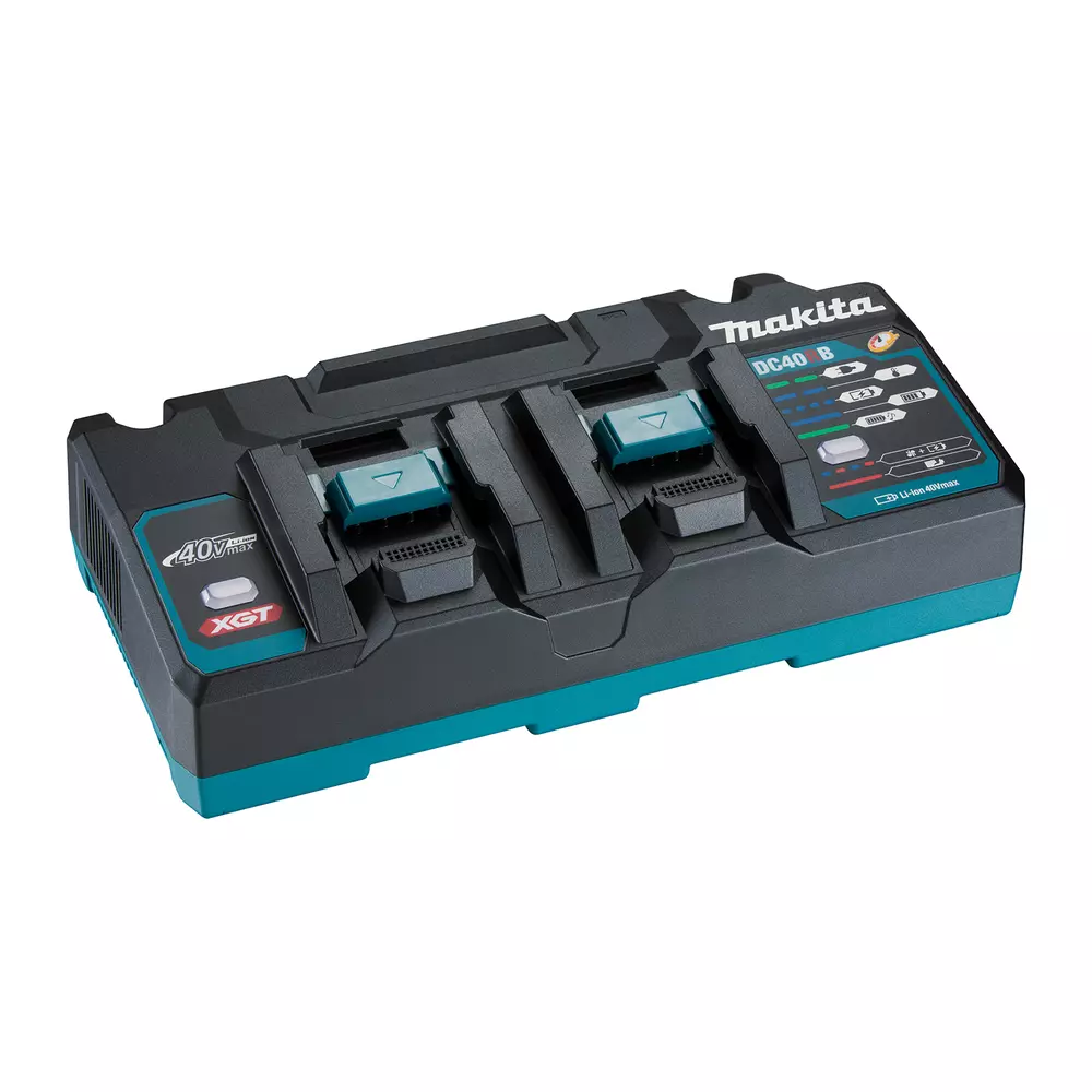 Cargador doble r&aacute;pido XGT&reg;  Li-ion &middot; 40Vmax &middot; DC40RB MAKITA 191N09-8